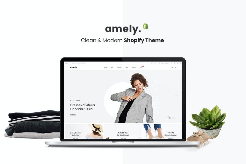 Free Amely Clean & Modern Shopify Theme Download