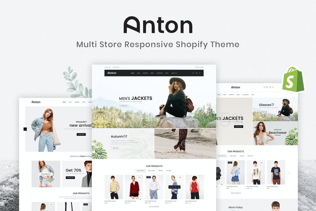 Free Anton Multi Store Responsive Shopify Theme Download