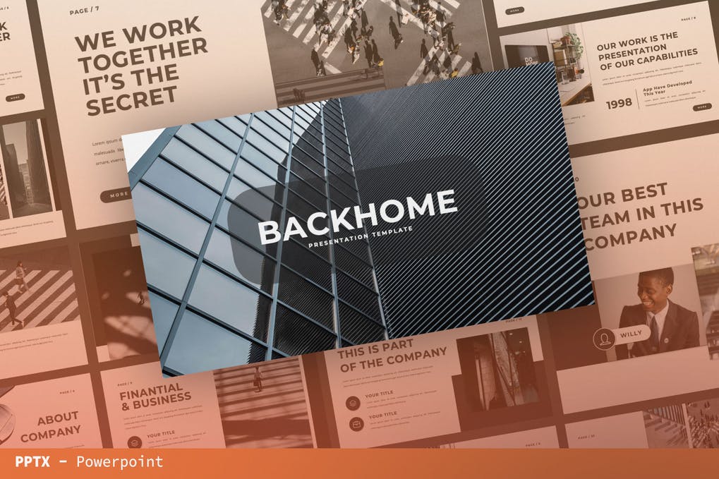 Free Backhome Presentation Template Download