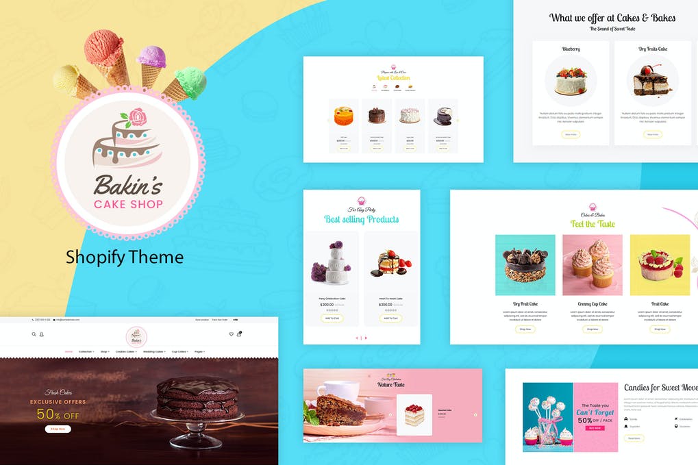 Free Bakins Cake Shopify Theme Download