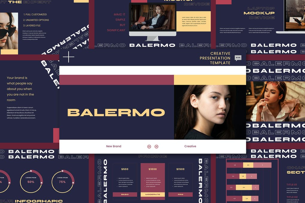 Free Balermo Powerpoint Presentation Template Download