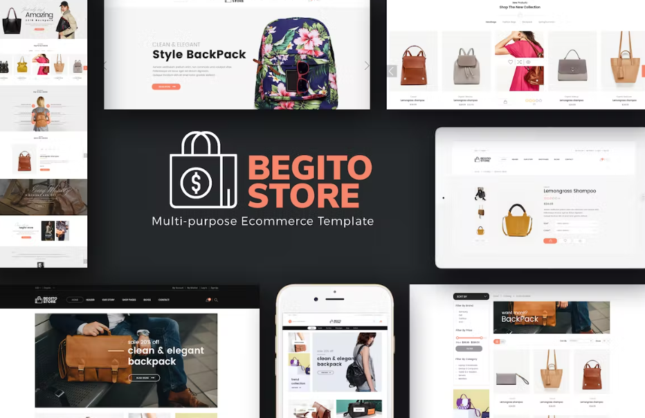 Begito Bag Store Responsive Opencart 3.x Theme