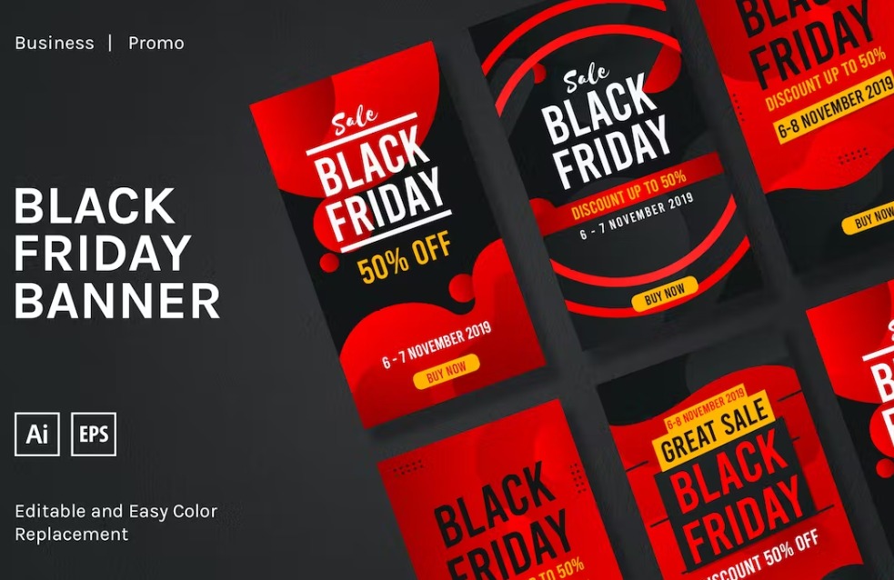 Free Black Friday Sale Banner Template Download