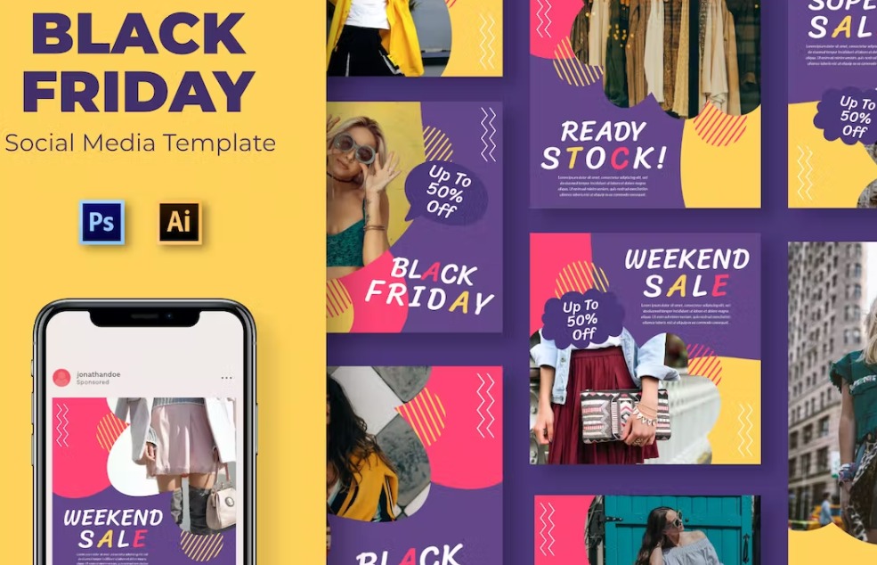 Free Black Friday Social Media Template Download