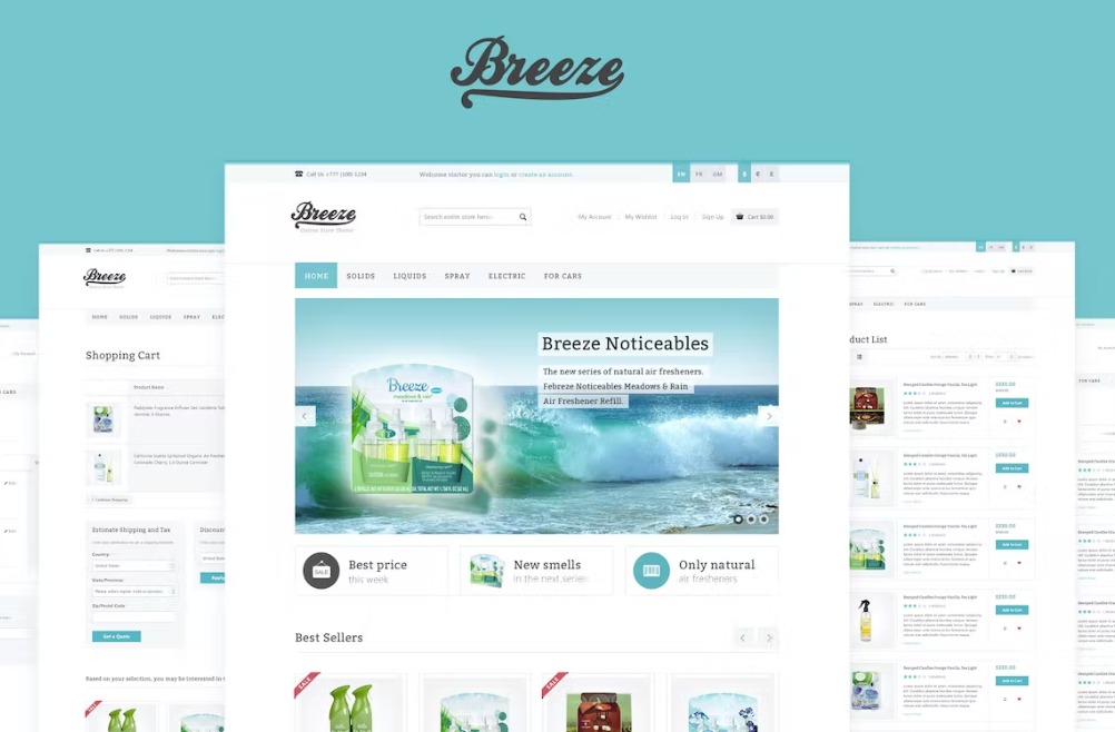 Breeze Responsive OpenCart Theme