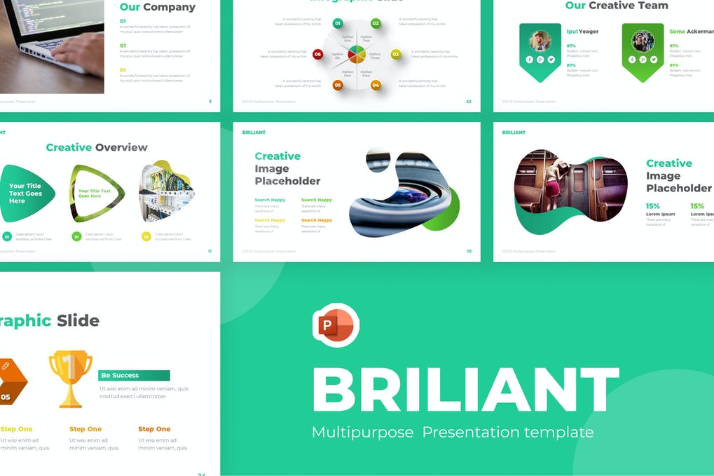 Free Briliant Multipurpose Powerpoint Presentation Template Download