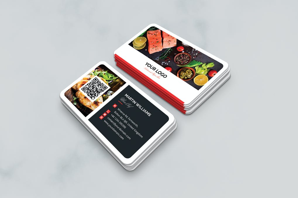 Free Restaurant Business Card Download