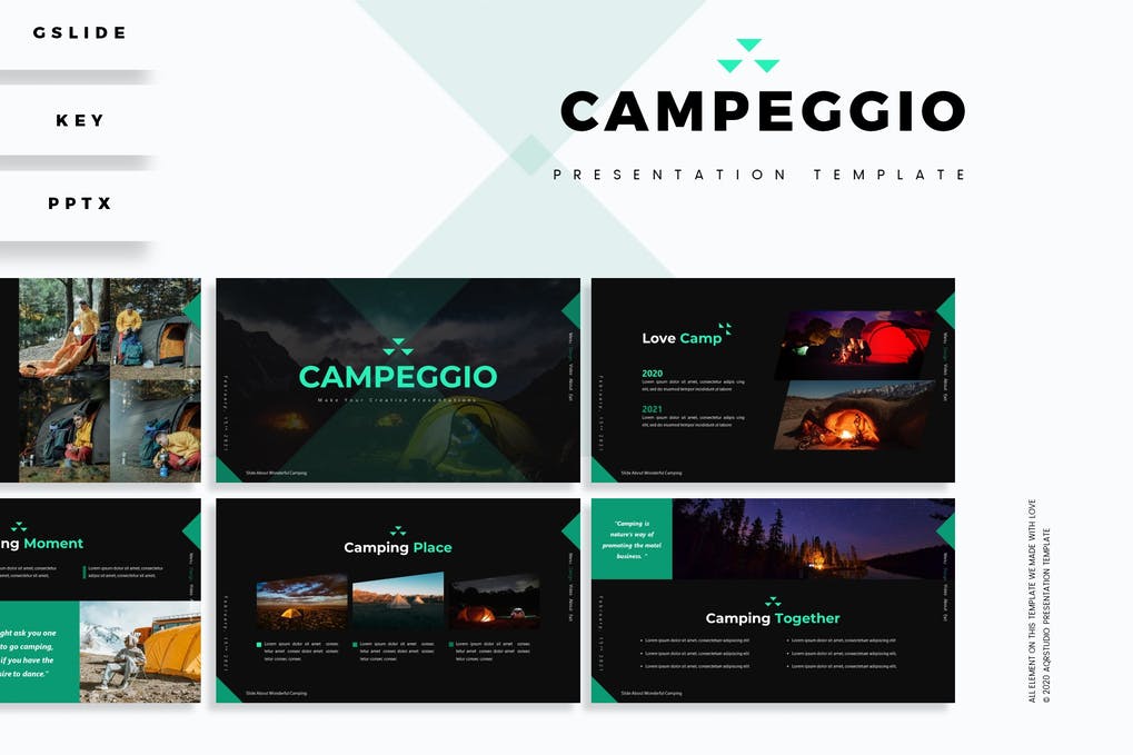 Free Campeggio Presentation Template Download