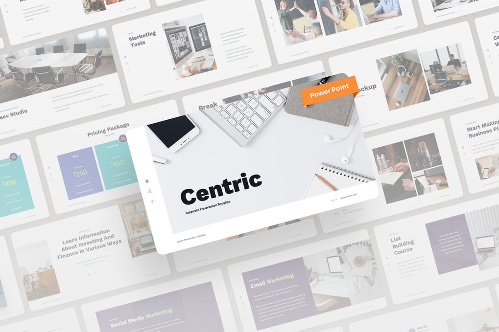 Free Centric Corporate PowerPoint Presentation Download