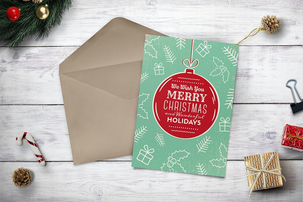 Free Christmas Card Template Download