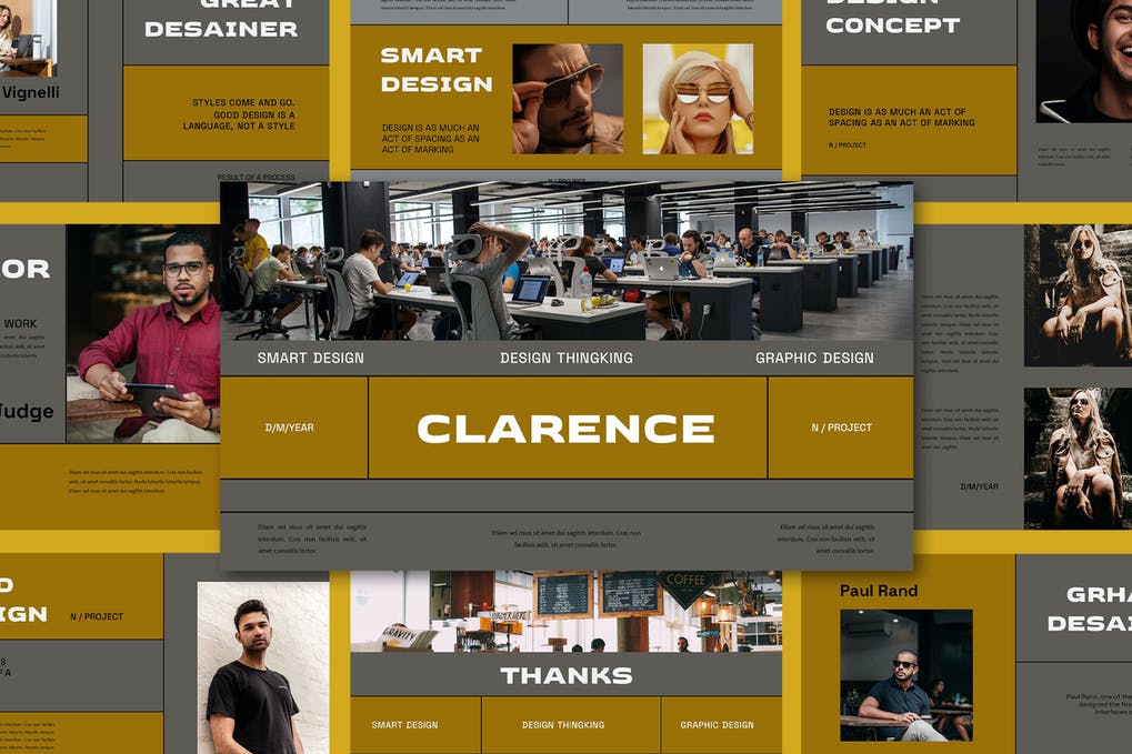 Free Clarence Powerpoint Presentation Template Download