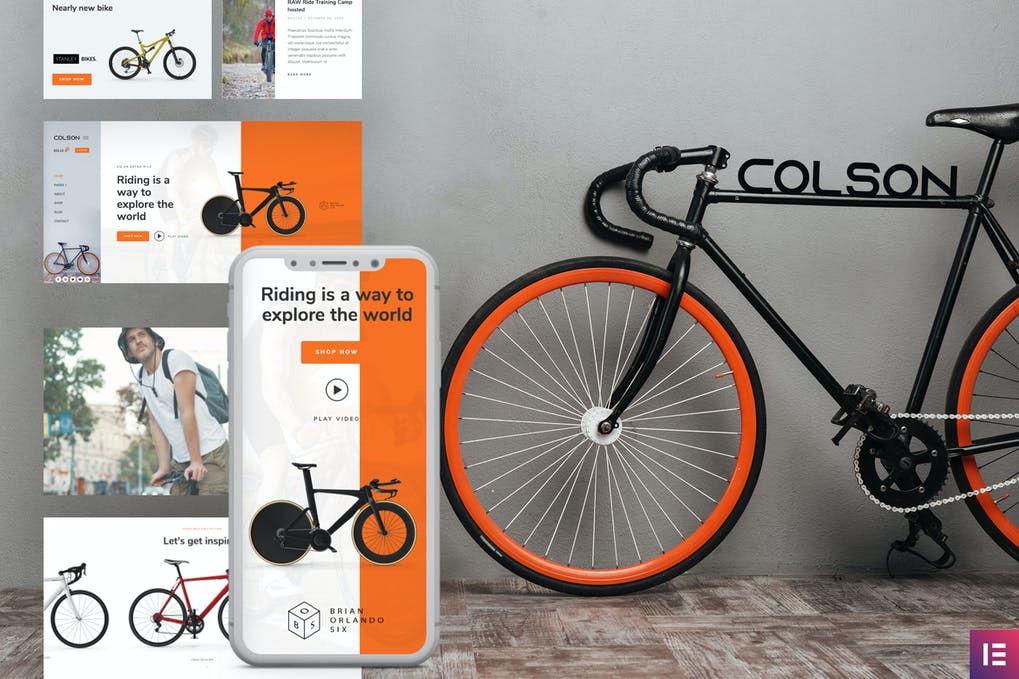 Colson Bike WooCommerce Elementor Template Kit