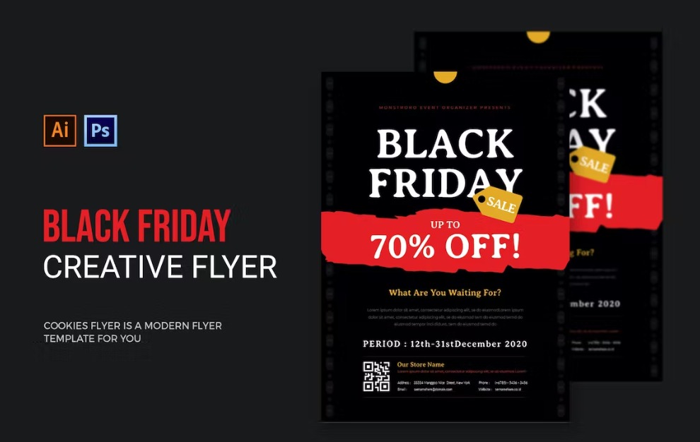 Creative Black Friday Flyer Template