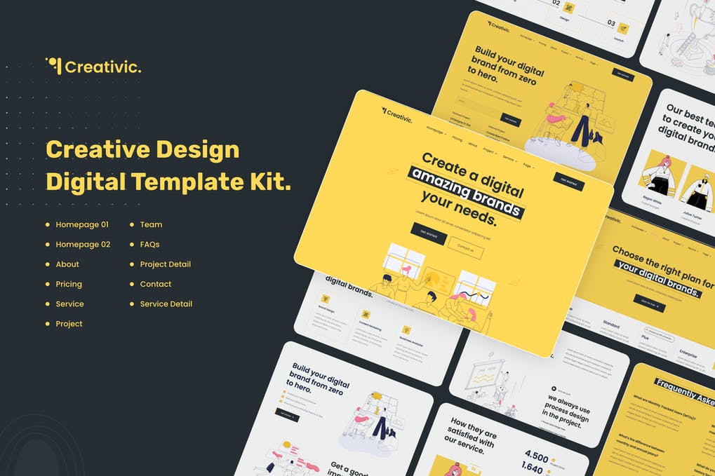 Free Creativic Creative Agency Elementor Template Kit Download