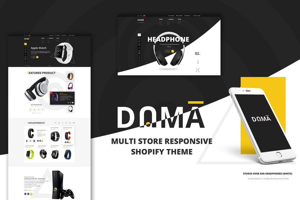 Free Dama Multi Store Responsive Shopify Theme Download