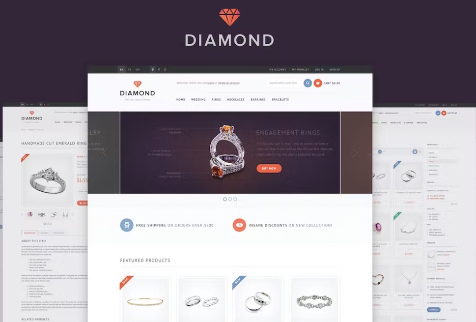 Diamond Responsive OpenCart Theme