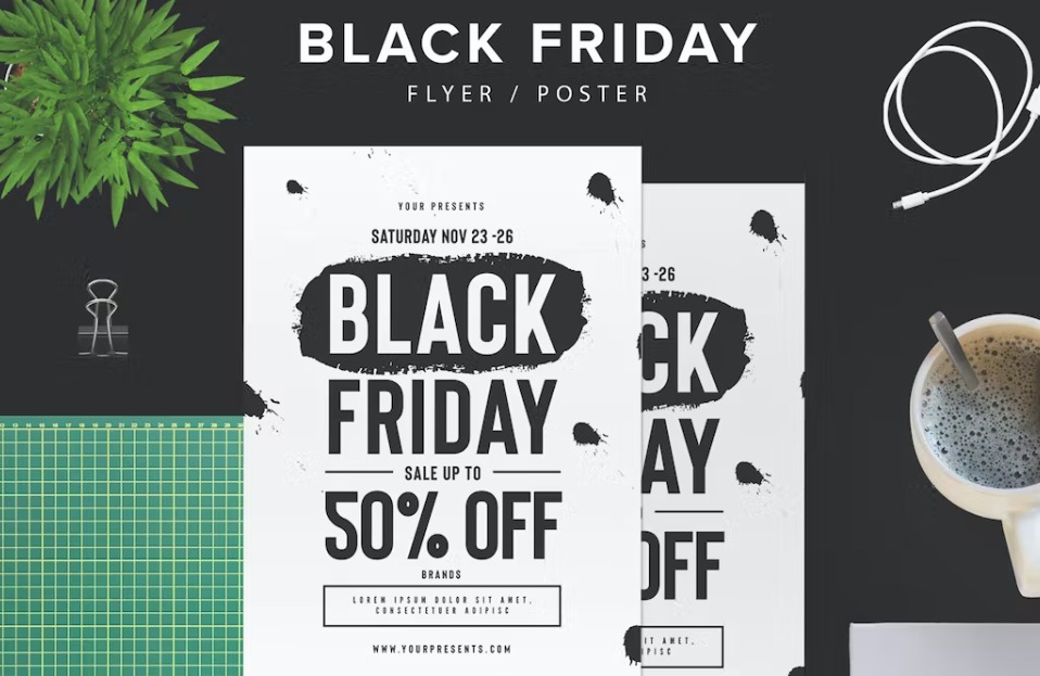 Discount Black Friday Flyer Download