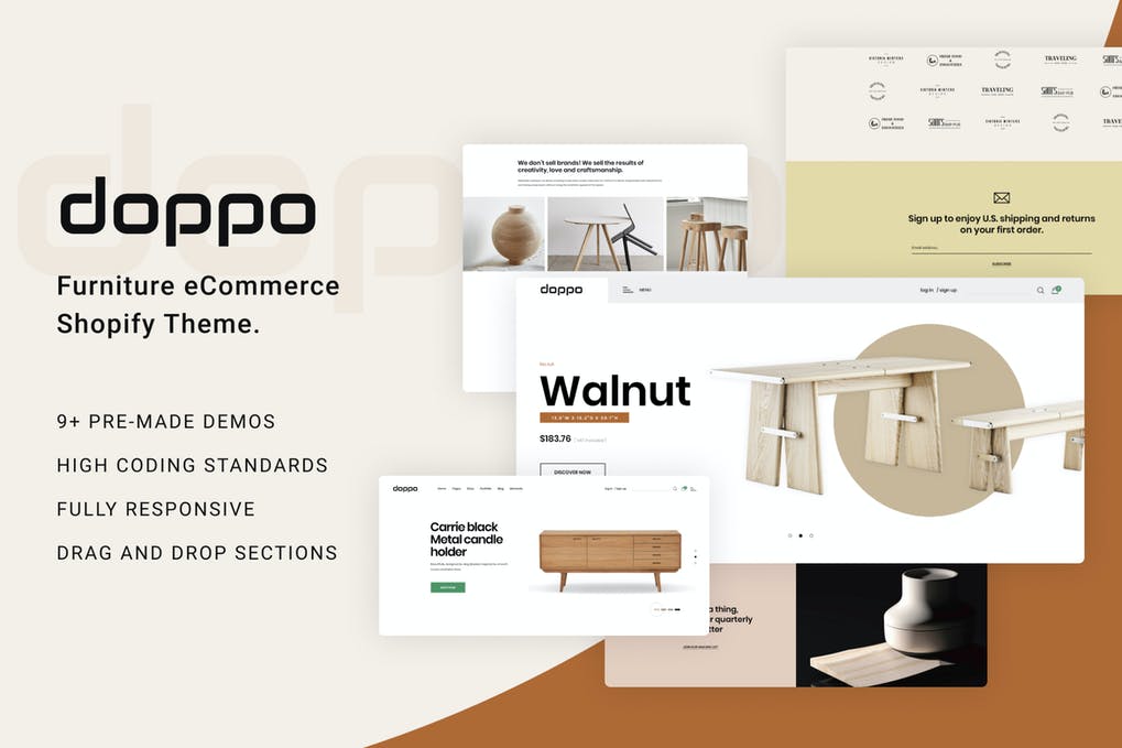 Free Doppo Furniture Multipurpose Shopify Theme Download