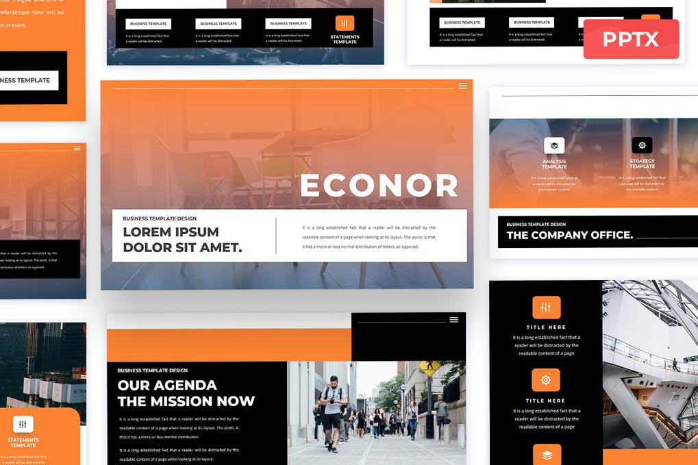 Free Econor Powerpoint Presentation Template Download