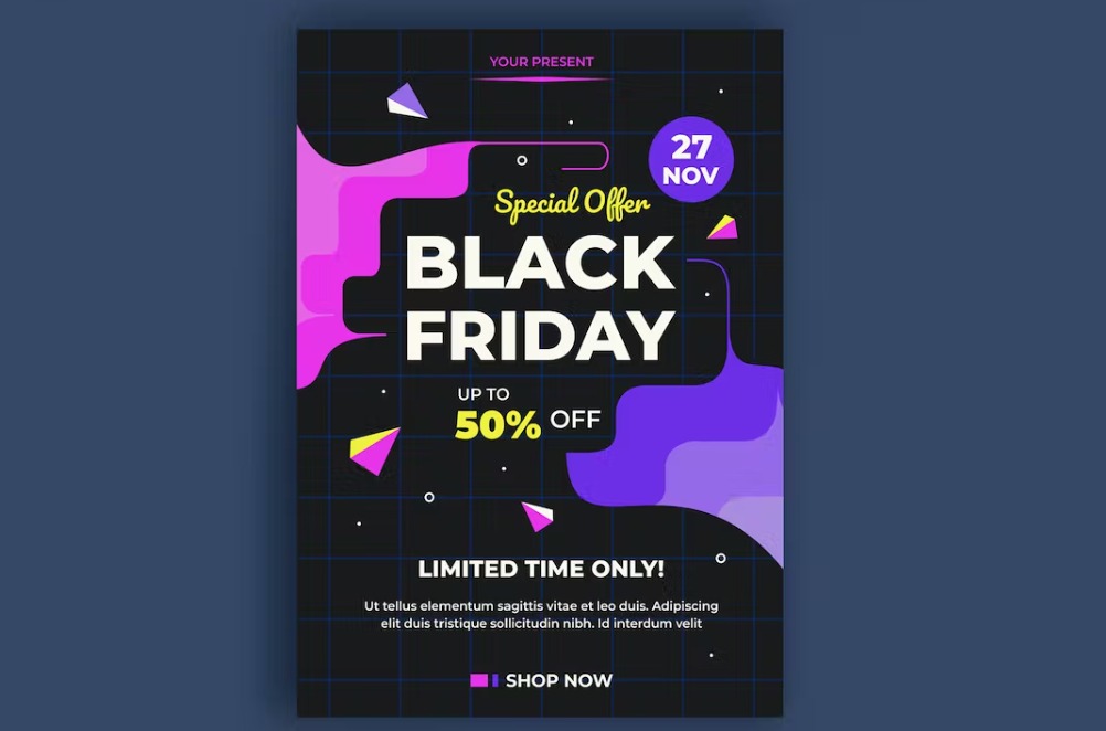 Elegant Black Friday Poster