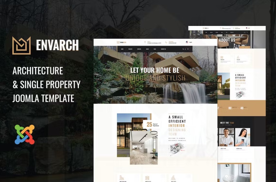 Free EnvArch Architecture and Single Property Joomla Download