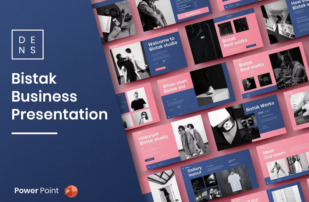 Free Bistak Business PowerPoint Template Download