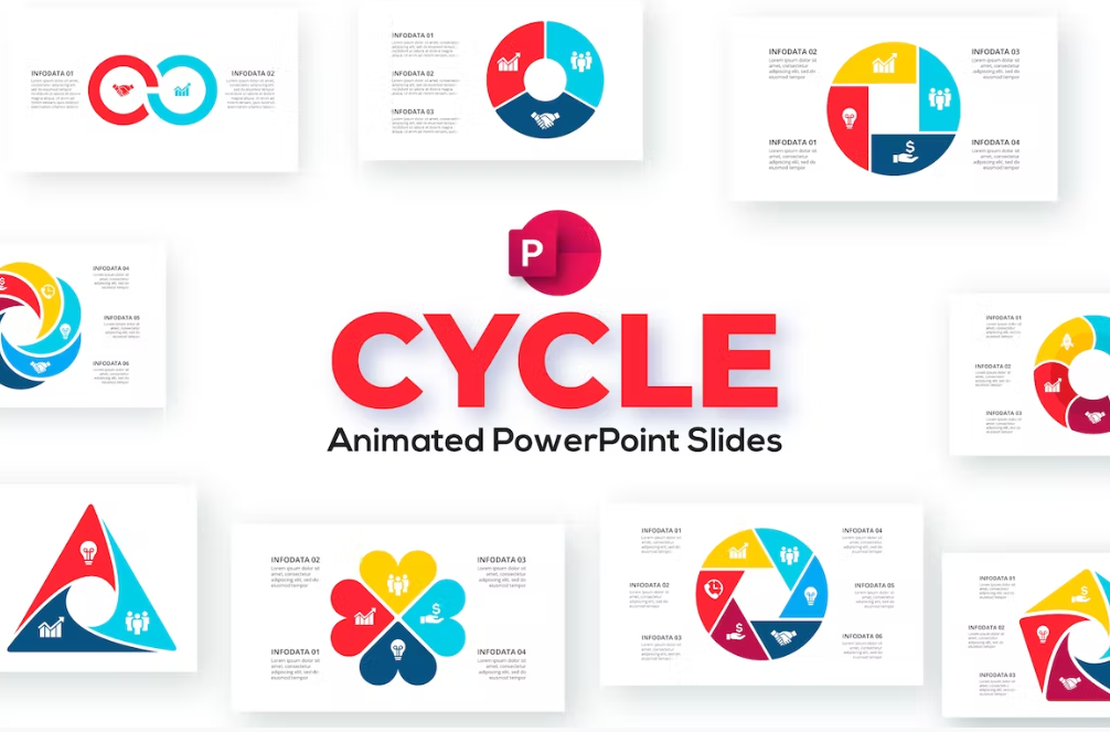 Free Cycle Animated PowerPoint Presentation Download