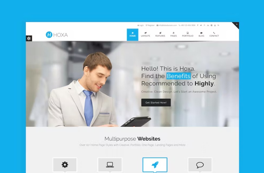 Free Hoxa Responsive Multipurpose Joomla Template Download