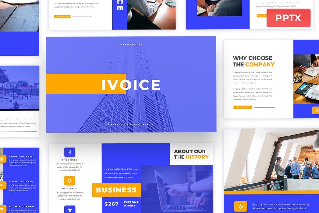 Free Ivoice Powerpoint Presentation Templates Download