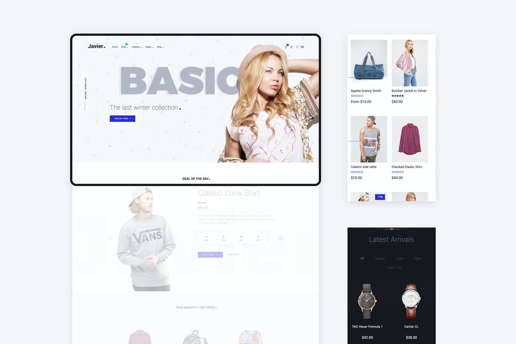 Free Javier Premium Shopify Theme Download