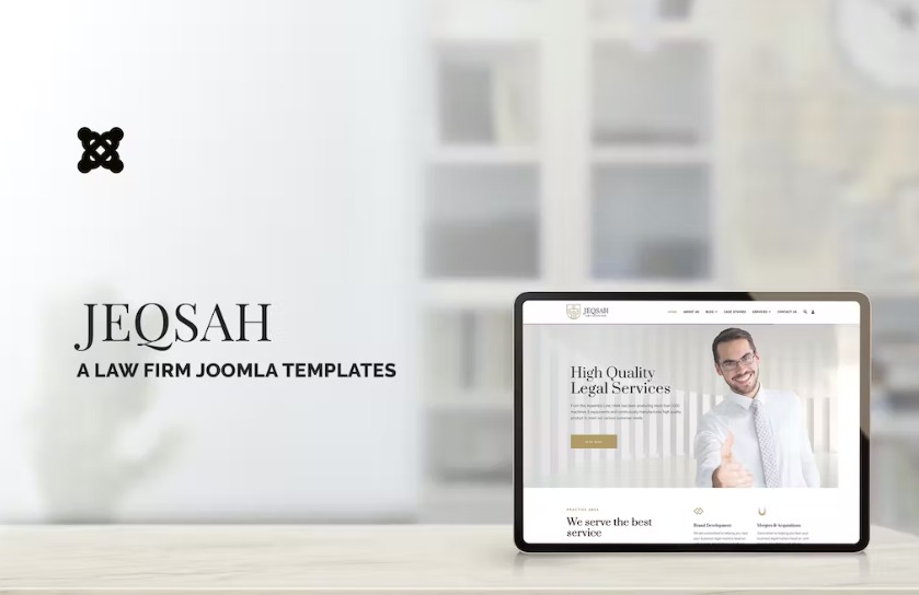 Free Jeqsah Law Lawyer & Attorney Joomla Templates Download