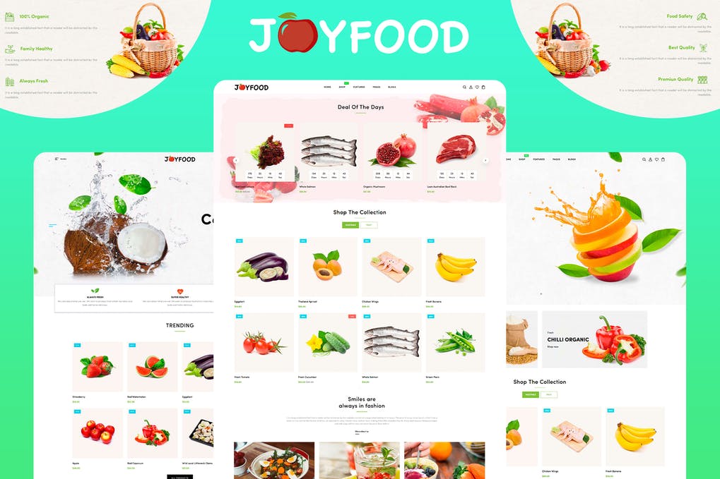 Free JoyFood Grocery Supermarket Shopify Theme Download