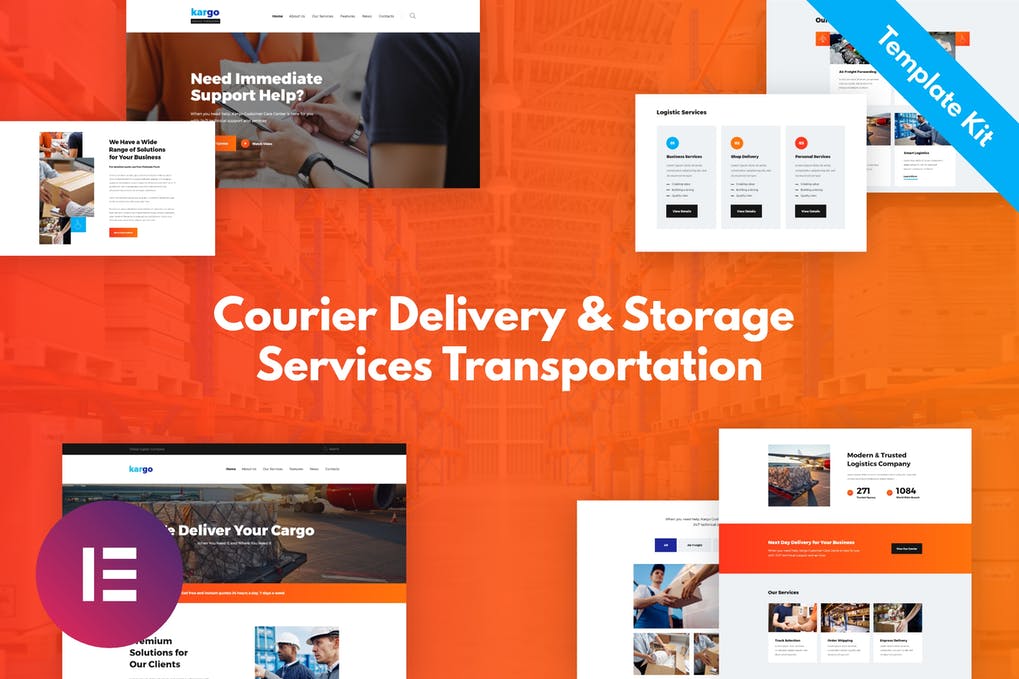 Free Kargo Delivery & Storage Template Kit Download