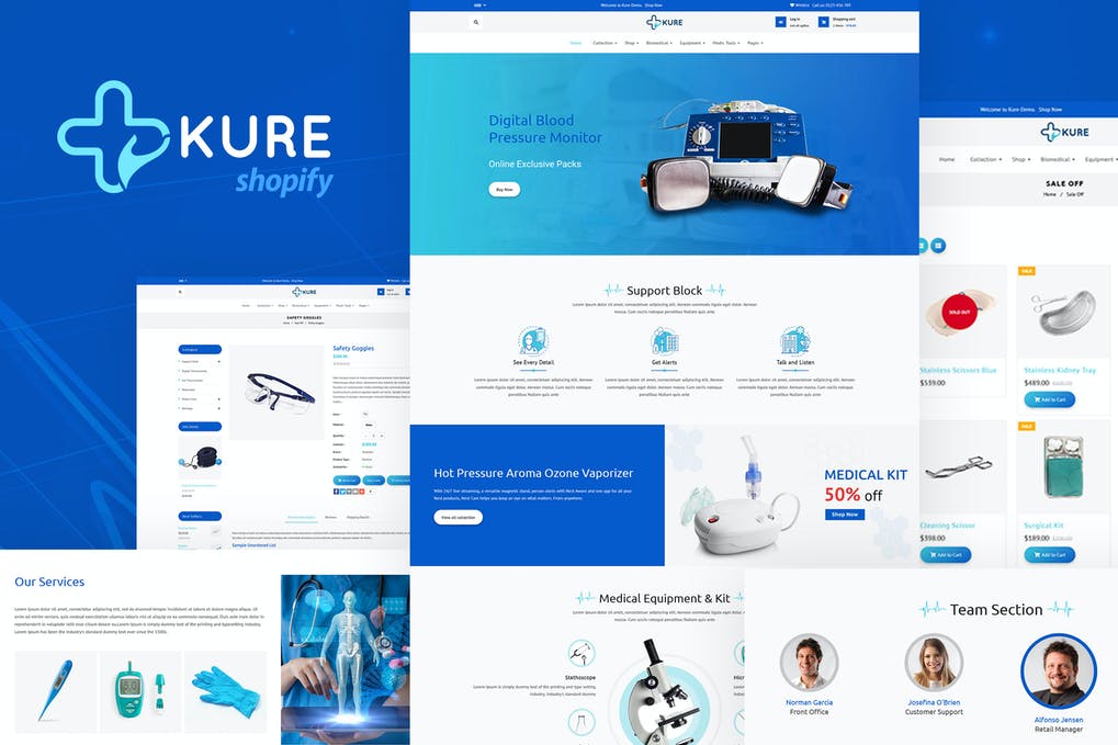 Free Kure Medical Store Shopify Theme Download