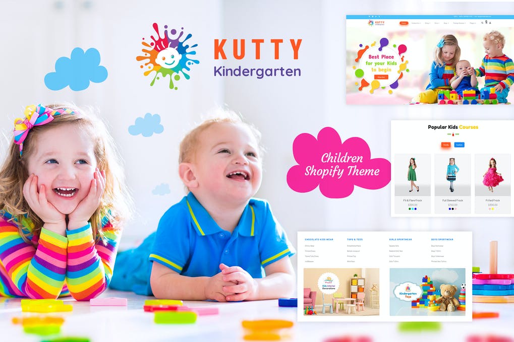 Free Kutty Kids Children Shopify Theme Download