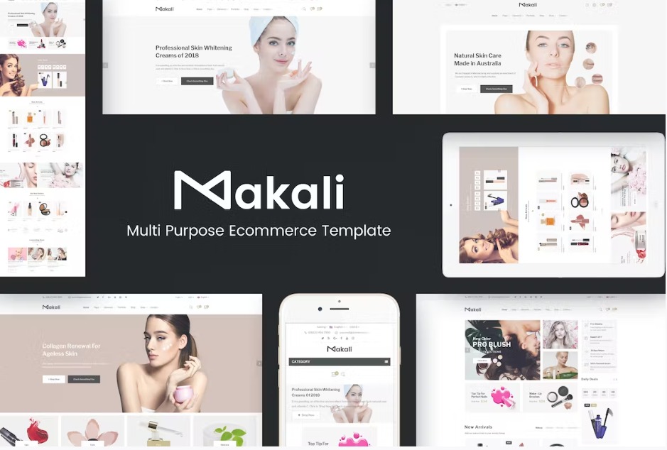 Makali Cosmetics & Beauty OpenCart Theme