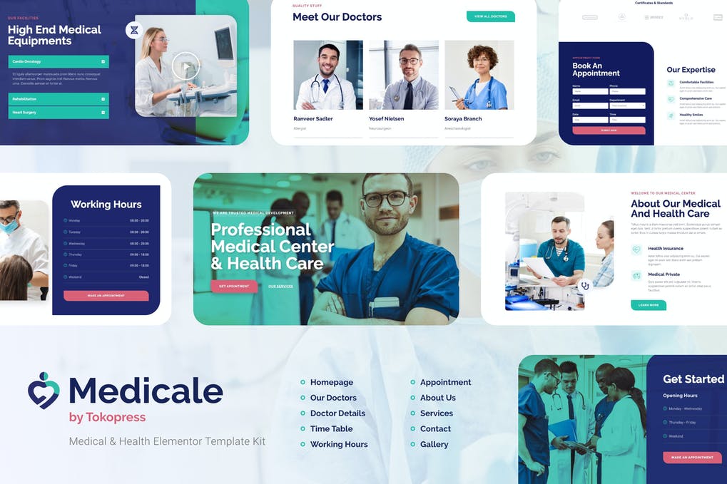 Free Medicale | Pharmacy & Medical Elementor Template Kit Download