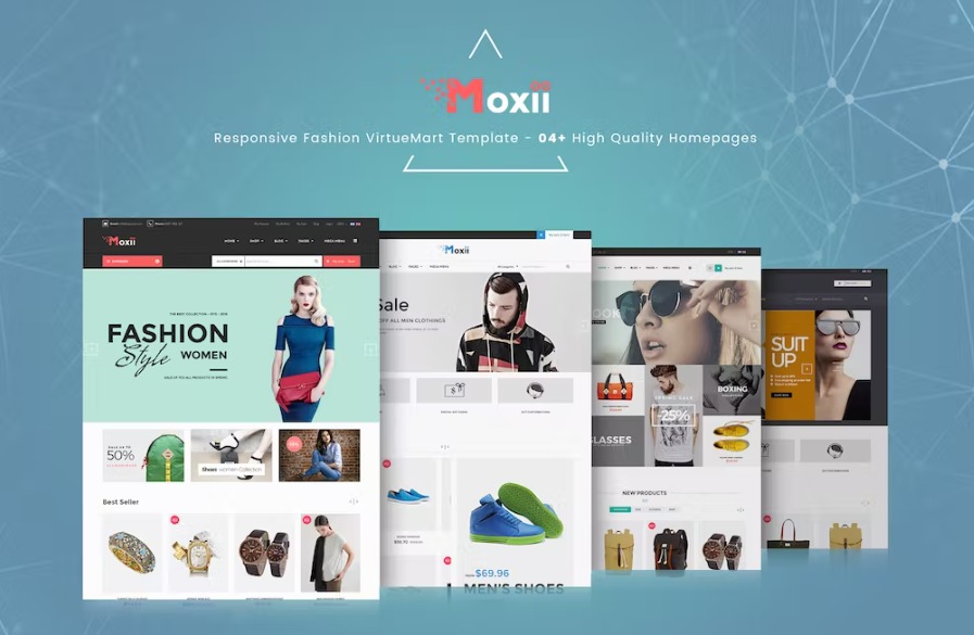 Free Moxii Responsive Fashion VirtueMart Template Download