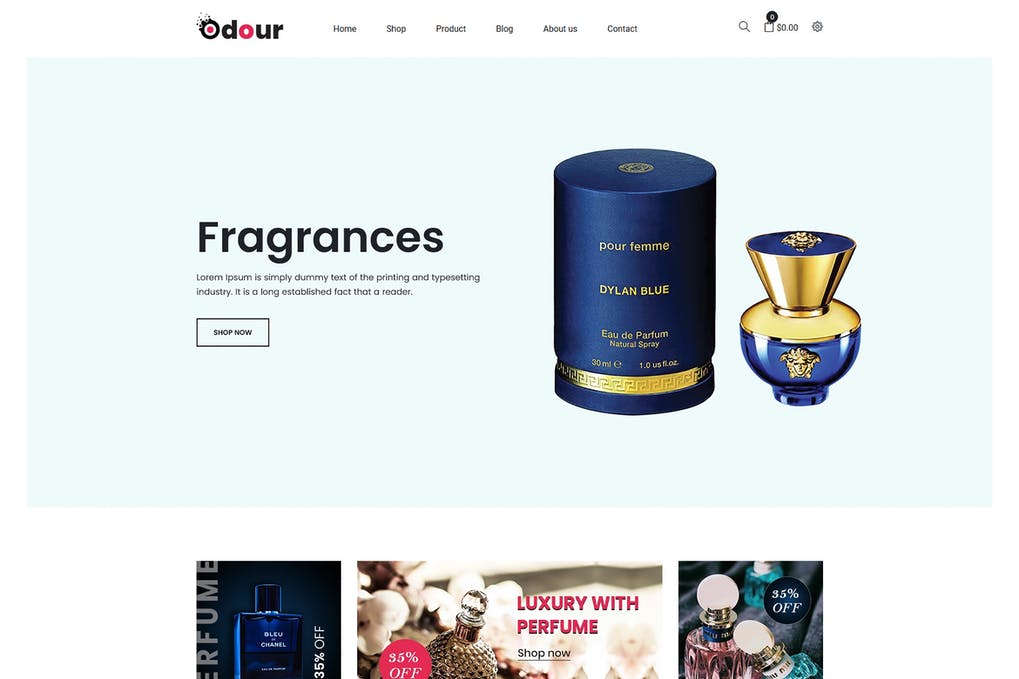 Free Odour Perfume Shopify Theme Download