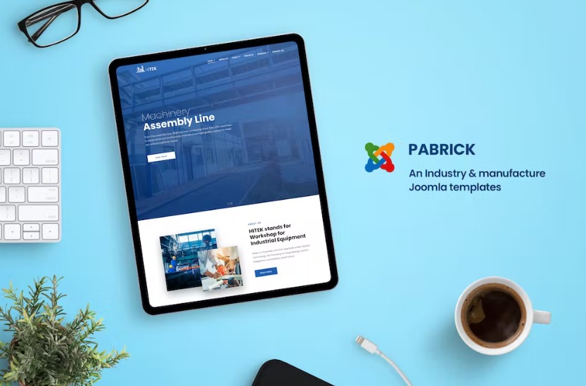 Free Pabrick Industry & Manufacture Joomla 4 Template Download