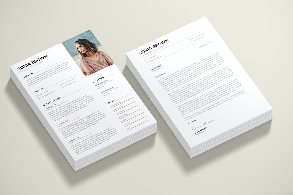 Professional Resume & Letter Template Vol.04