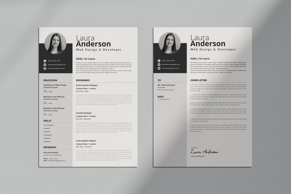 Professional Resume & Letter Template Vol.03