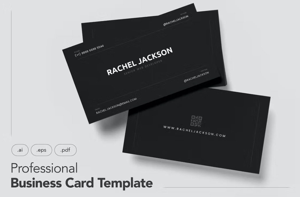 Professional and Minimalist Business Card V.29