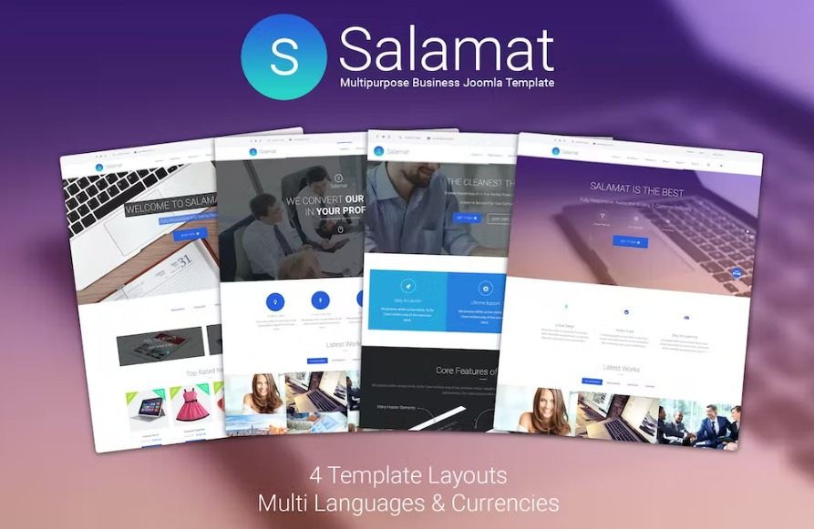 Free Salamat Multipurpose Business Joomla Template Download