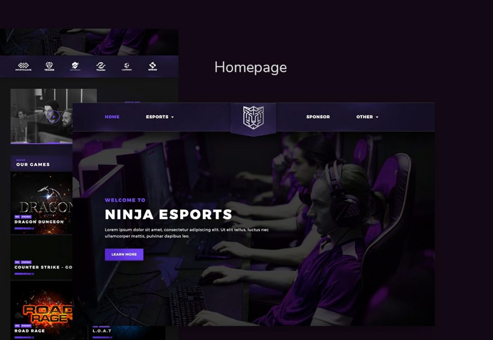 Free Esportize eSports Elementor Template Kits Download