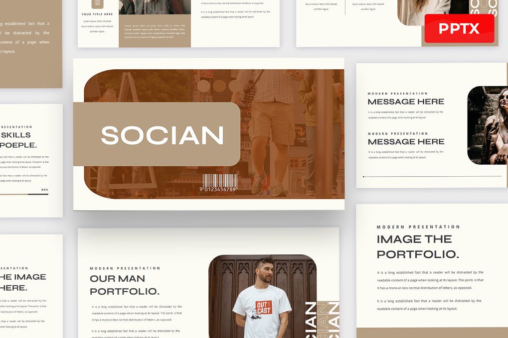 Free Socian Powerpoint Presentation Template Download