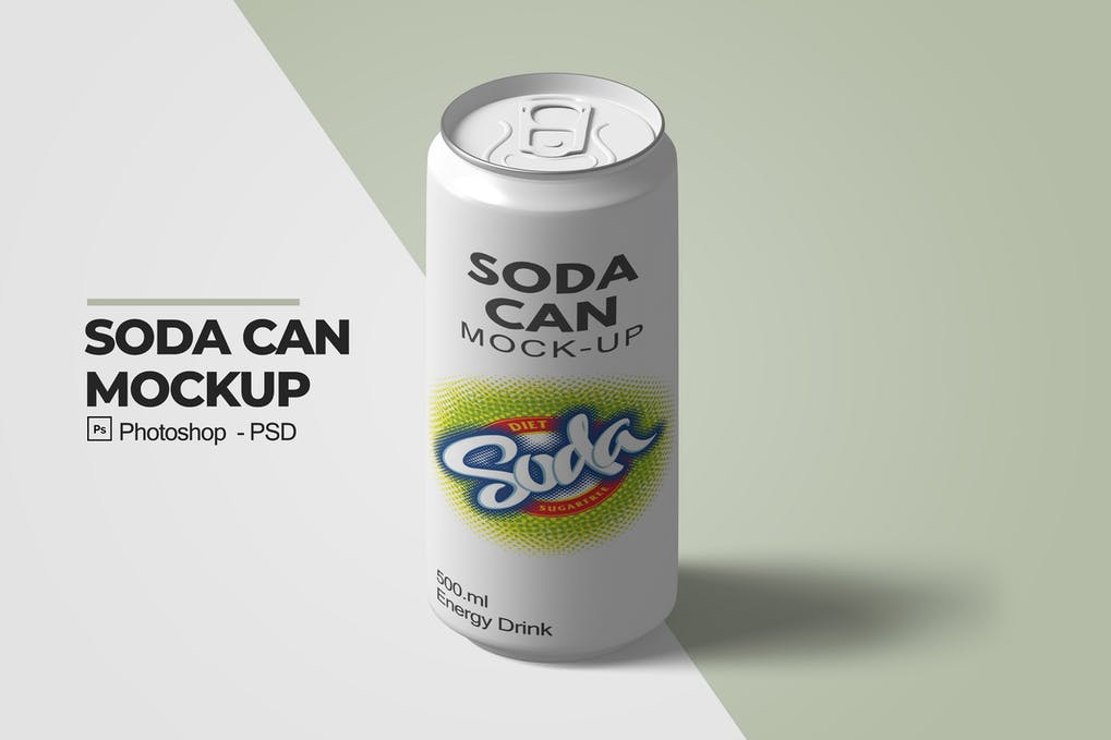 Free Soda Can Mock Up Download