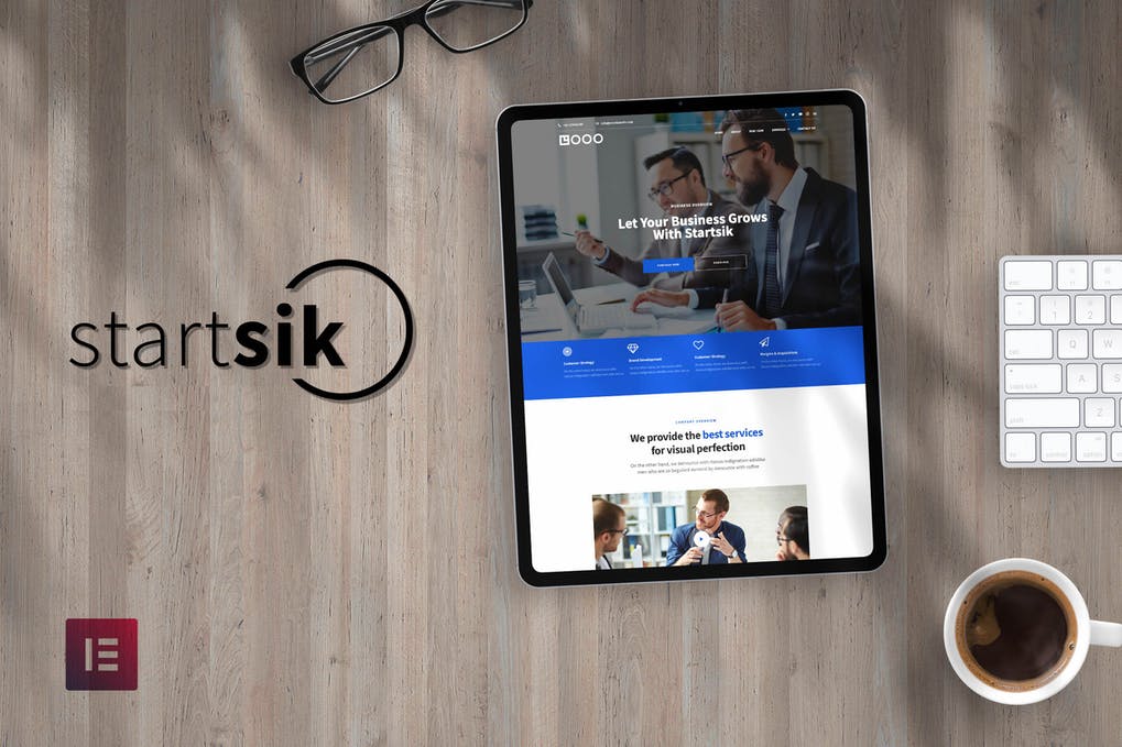 Free Startsik Startup Business Elementor Template Kit Download