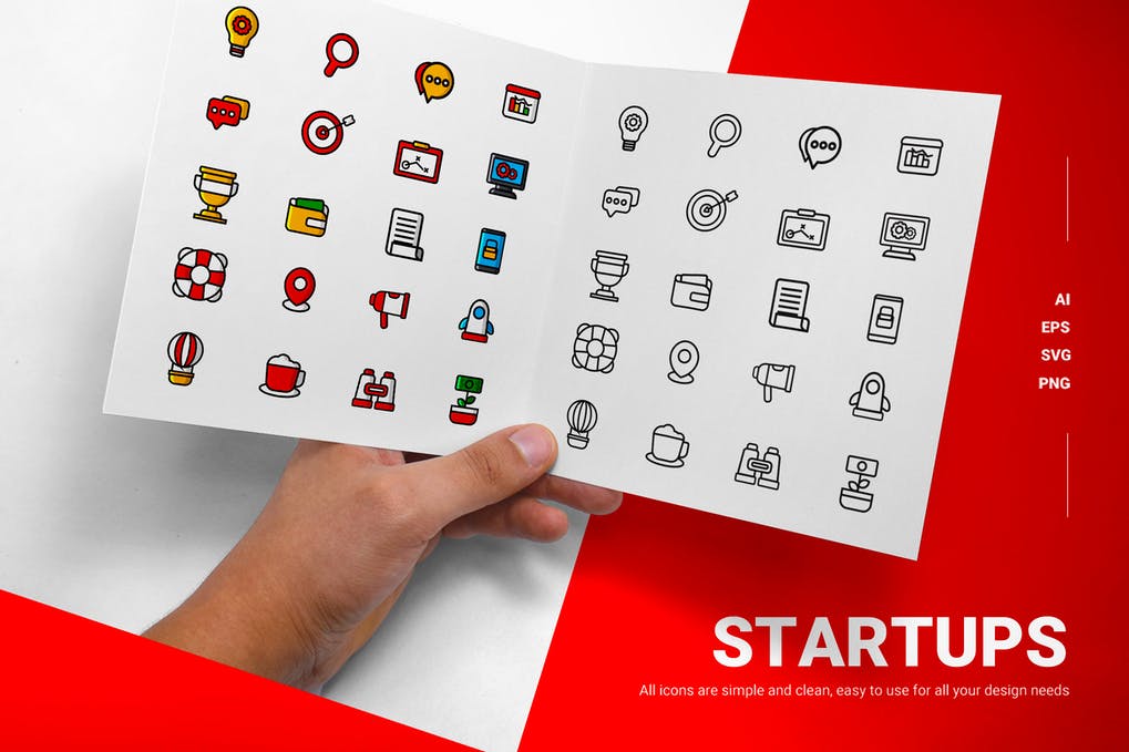 Free Startups Icons Download