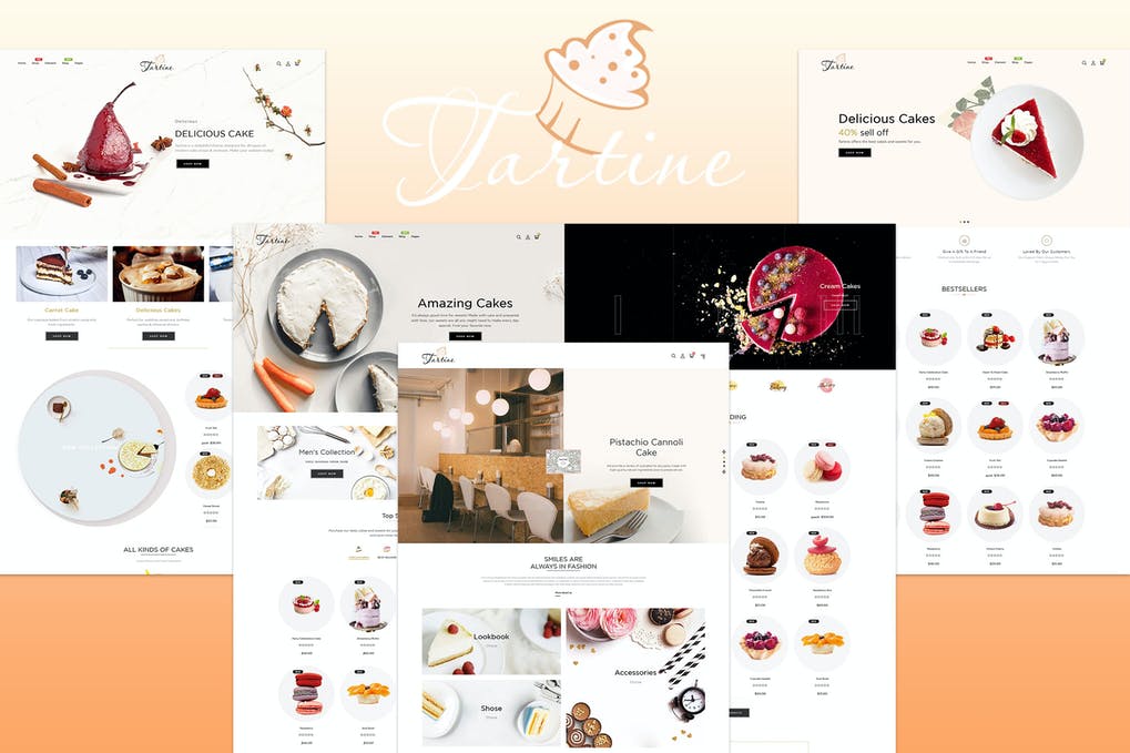 Free Tartine Cake Bakery Responsive Shopify Theme Download